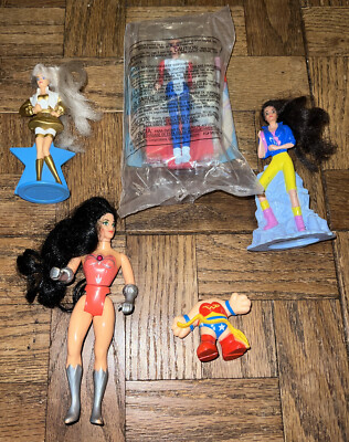 Lot USA Barbie 1995 McDonald's Wonder Woman She-Ra 1984
