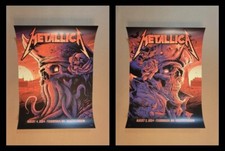 You Get Both Posters - METALLICA Foxborough MA 2024 8/2 8/4 Matching #45 OfferUp