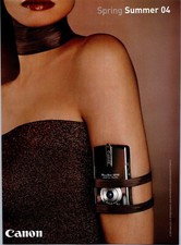 2004 • CANON Powershot SD10 Digital Camera print ad • Y2K Guitar ADV-77