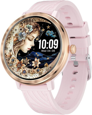 Smartwatch Damen Herren mit Telefonfunktion Armbanduhr Sportuhr für Android IOS
