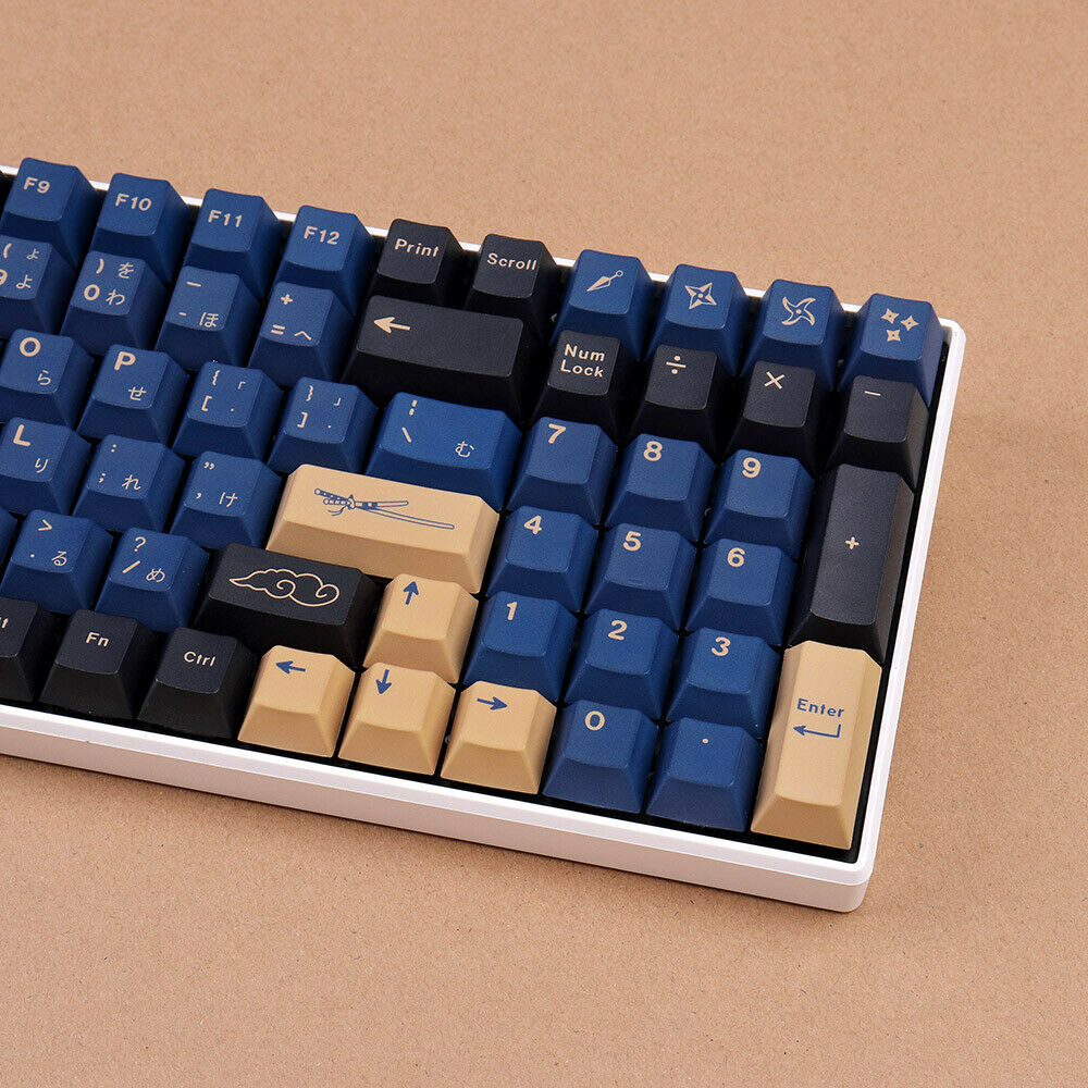 Summer プロフィールご確認　専用 Ninja Blue Samurai Keycap Cherry Profile for 61/64/84/87/96/98/104