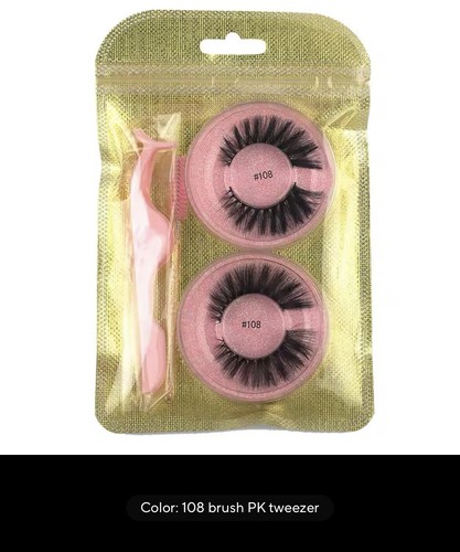 2X sets3D Mink Premium Natural Thick False Eyelashes Makeup Extension eye lashes - Picture 19 of 20