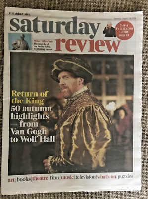 50 Autumn Highlights ~ Times Saturday Review 24/8/24 + ZANDRA Charlie Vickers BU