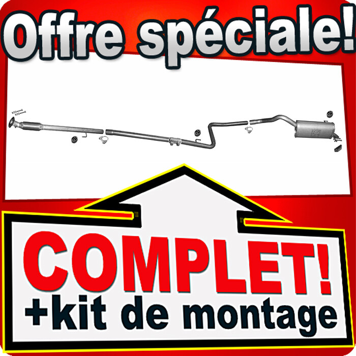 Échappement de rechange anti-fuite pour Opel Combo 1.6 CDTi 2010