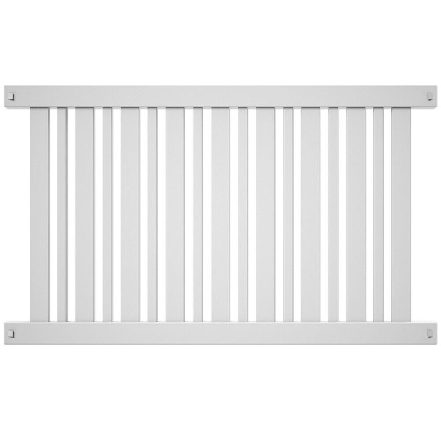 Veranda Vinyl Fence Panels Pro Series 6 Ft X 6 Ft Woodbridge Vinyl Privacy Fence Panel 118662 For Sale Online Ebay