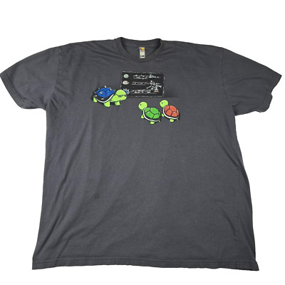 Shirt Woot Mario Kart Green Red & Blue Shell Vintage Men's 3XL Shirt