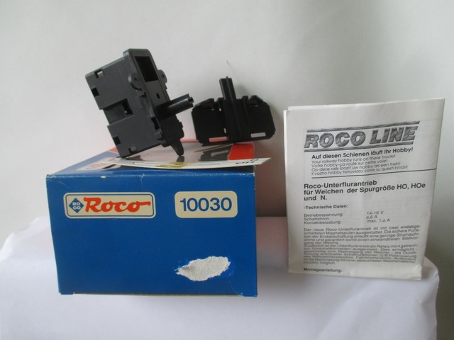 Roco 10030 Unterflur Weichenantrieb für N tt H0 H0e günstig kaufen | eBay