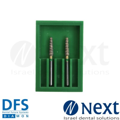 Lotx2 Dental Crown Cutter zirconia special diamond bur Coarse gold 1.8 mm DFS FG