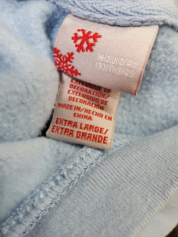 Sudadera Camisa Top Holiday Editions Mujer Talla XL Multicolor Corazón Copo de Nieve Foto 2 de 4