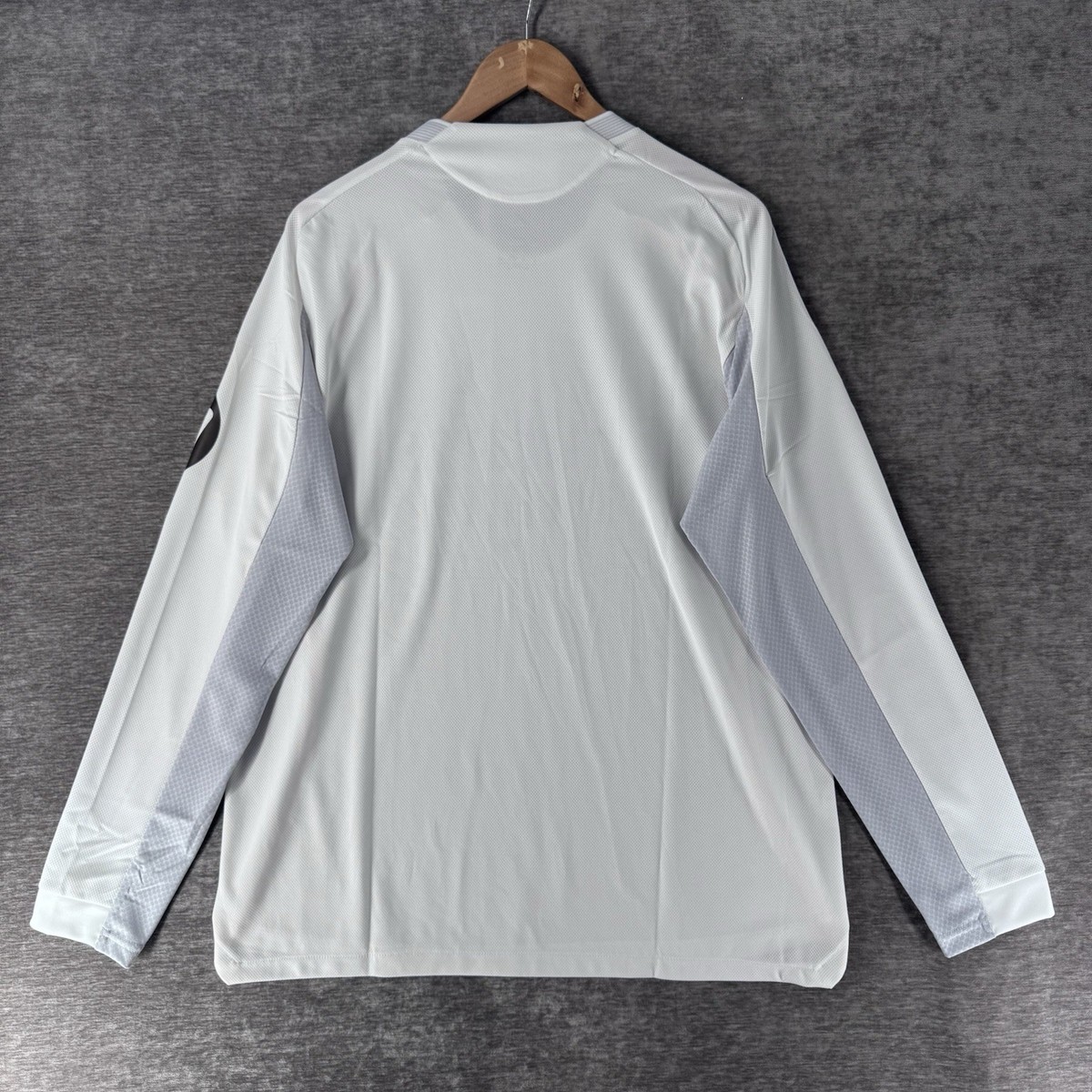 Adidas Real Madrid 25/26 Long Sleeve Home Authentic Jersey Men's