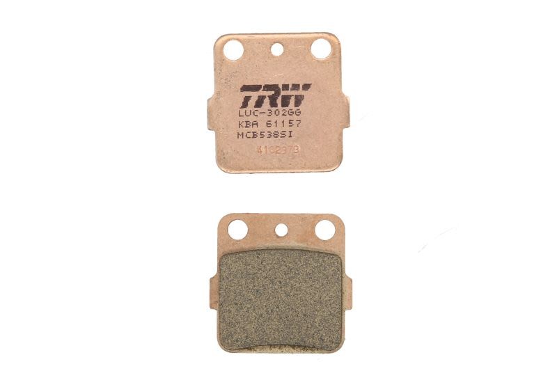Plaquette de frein TRW MCB538SI frittée pour freinage arrière RM 2003