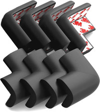 8-Pack Baby Proofing Corner Guards, Soft Rubber Corner Protectors for Furniture,