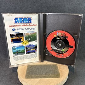 SEGA Saturn - NHL All-Star Hockey - Complete/CIB w/ Reg Card - Refurbished, VG