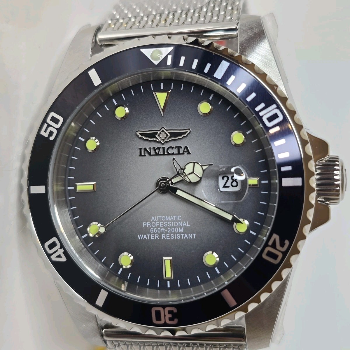 Invicta Men's Automatic Pro Diver Watch Gray 47mm 48629 | eBay