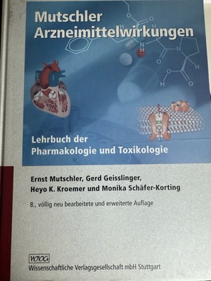Mutschler Arzneimittelwirkungen
