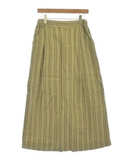 pas de calais Long/Maxi Length Skirts KhakixBlack(Stripe Pattern) 2200616445075