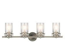 Kichler Lighting 45690NI Brinley Bathroom Vanity Light Nickel