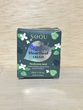 SOQU Heartleaf Cream Hyaluronic Acid Calming & Moisturizing, Face Cream 50 ML