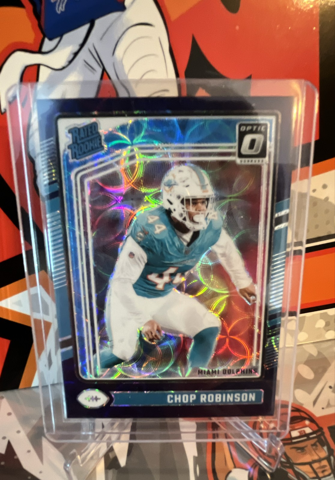 2024 Panini Donruss Optic - Rated Rookie Chop Robinson #219 Purple Scope pr (RC)