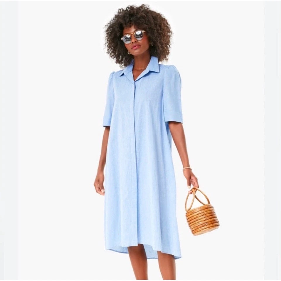 chinese dress ladies Linen Button-Up Shirt Dress | Belted Casual Midi Dress main image 0