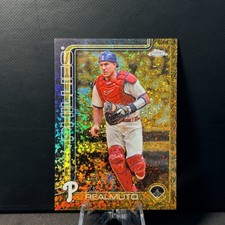 2025 Topps Chrome Gilded J.T. Realmuto 14/50 Gold #173 Phillies