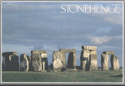 Stonehenge Postkarte 1990er J. Arthur Dixon Ltd Wiltshire England verschickt