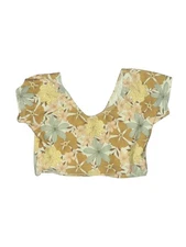 Rylee + Cru Girls Yellow Swimsuit Cover Up 8