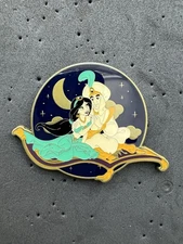 Loungefly Disney Aladdin and Jasmine Magic Carpet Ride - Disney Pin