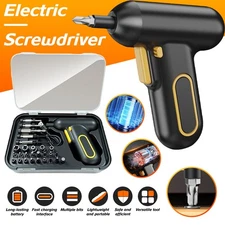 Cordless Screwdriver Set, Electric Screwdriver USB Rechargeable 5Nm Power Driver