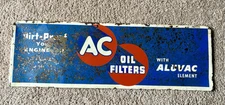AC Delco tin sign