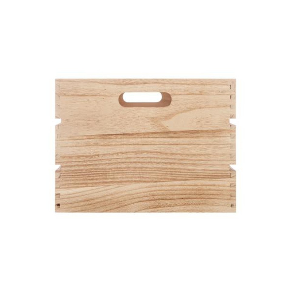 Lot de 6 Cagettes de Rangement "White Factory" 40cm Naturel