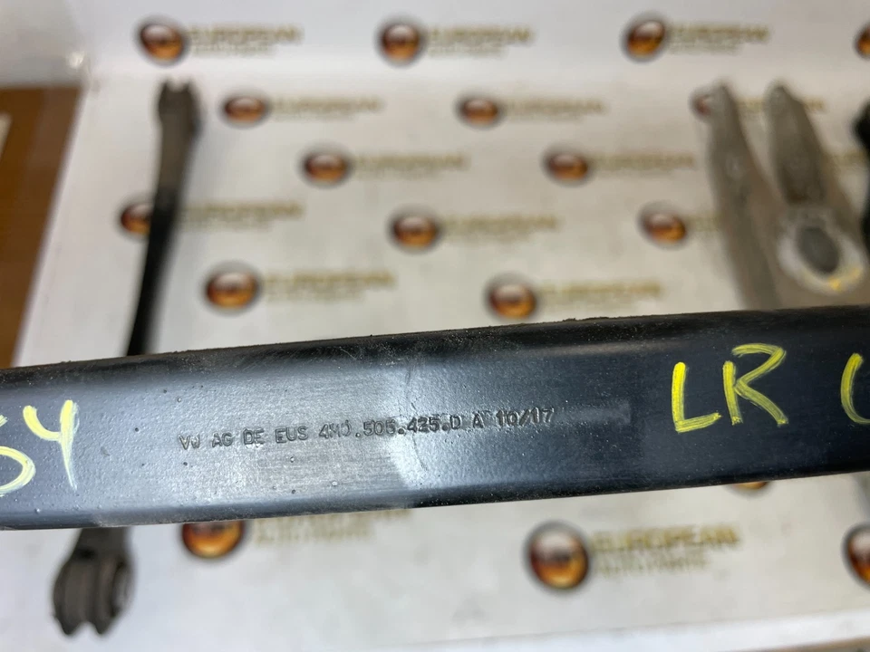 2018-2024 AUDI S4 B9 REAR LEFT DRIVER SIDE LOWER CONTROL ARM SET (5) OEM Foto 3 de 4