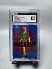 Jean Grey 2025 Topps Finest Marvel X-Men ’97 Uncanny Short Print Red /5 CGC 8.5