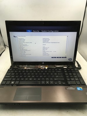 HP PROBOOK 4520S - BOOTS TO BIOS - INTEL I3 M350 - 2GB RAM - 15'' - READ DESC -BB