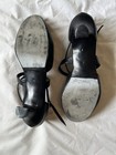 Leather Dance Shoes Size 9 Made In Argentina Women's Black — photo 2