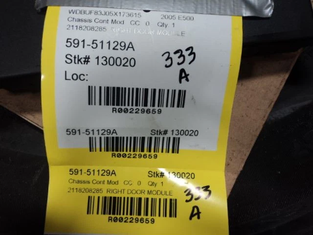 Chasis ECM 211 Tipo Puerta E320 ID 2118208285 Se Adapta 07 MERCEDES CLASE E 229659 Foto 4 de 4