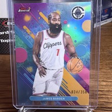 2025-26 Topps Finest James Harden #78 /350 Los Angeles Clippers