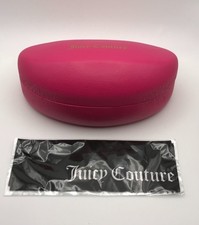 New Authentic Juicy Couture Large Pink Glasses Case Cleaning Cloth