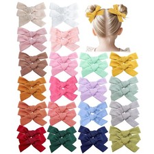 Prohouse 40 PCS Baby Girl Hair Clips, Alligator Hair Bows for Toddlers Kids,