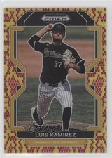 2022 Panini Prizm Draft Picks Snakeskin Prizm 24/25 Luis Ramirez #PDP199 0nr3