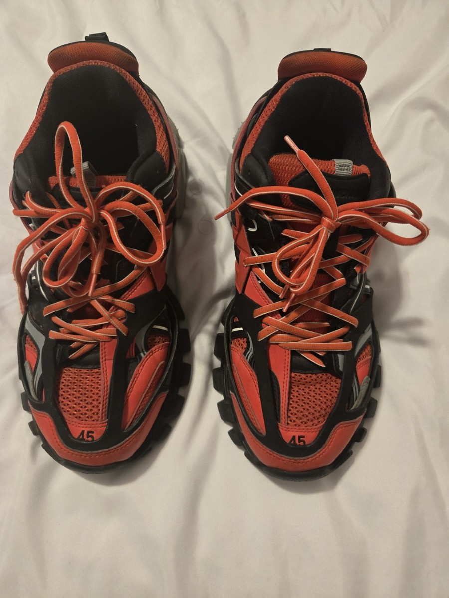 Size 45EU/12US - Balenciaga Track Sneaker Red Black Worn Lightly