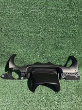 11-18 Porsche Cayenne 958 Hybrid S Steering Column Cover Trim Black OEM