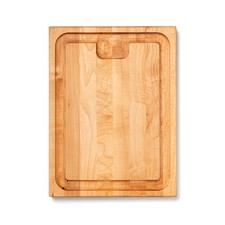 John Boos AuJus Reversible Wood Cutting Board with Juice Groove, Maple