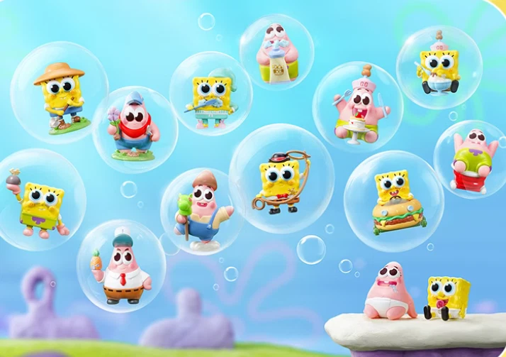 Auténtica figura de caja ciega confirmada serie Best Friends de Bob Esponja Squarepants   Foto 2 de 4