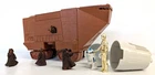 Vintage Star Wars RC Jawa Sandcrawler w/ Figures, Escape Pod No Remote LOOSE