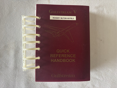 Gulfstream V Quick Reference Handbook GAC-AC-GV-OPS-0003