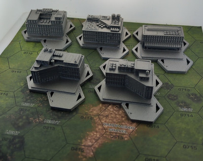 train stations hex set 2 6mm terrain FAST SHIP|Alternate Wargaming Miniature