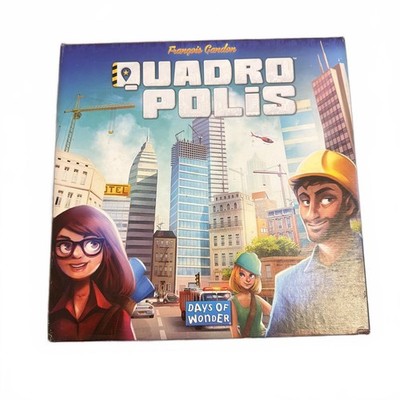 QUADROPOLIS Board Game 100% COMPLETE 2016 MULTI AWARD NOMINEE