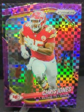 2025 Panini Prizm Chris Jones Purple Power Parallel /49 SP KC Chiefs #113