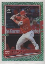 2020 Panini Donruss Optic Choice Green Dragon Prizm 64/84 Mike Trout #142 uk2
